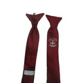 Youth Silk clip on custom woven neck ties or school ties